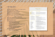 Modern Professional Resume Template, a Resume Template by VictoriousVita (Thumbnail 7 of 8)