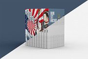 Books Set Mockup - 10 views, a Books & Magazine Mockup by Illusiongraphic (Thumbnail 13 of 21)