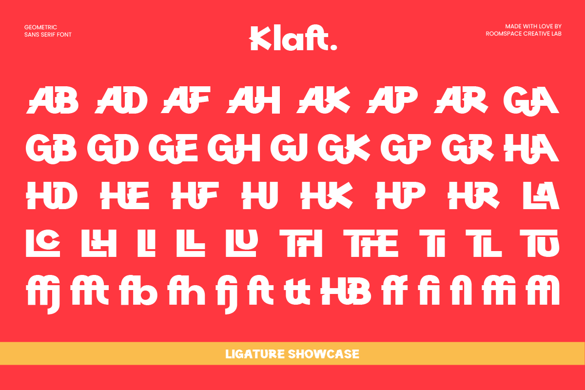 Klaft – Modern Bold Sans Serif Font, a Sans Serif Font by roomspace creative lab (Photo 3 of 14)