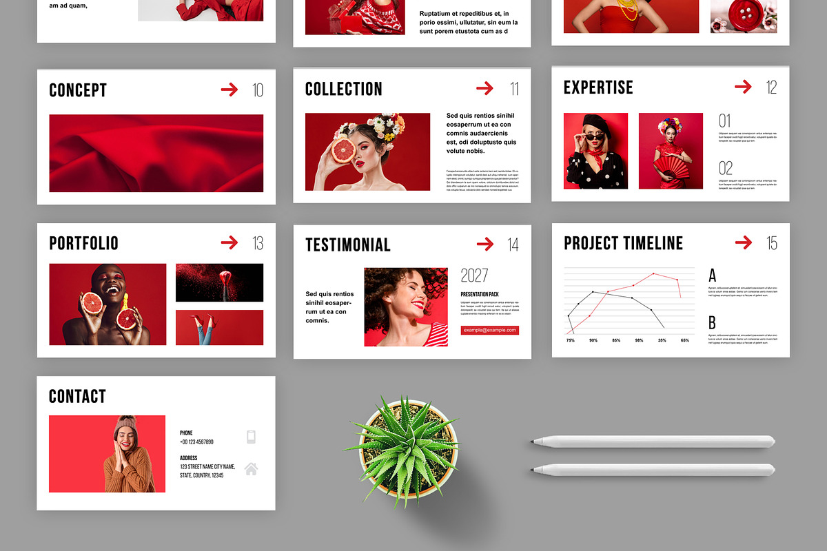 Brand Portfolio Presentation, a Presentation Template by MightyDesign (Photo 4 of 7)