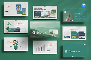 Energy Solution Keynote, a Presentation Template by Pixslides