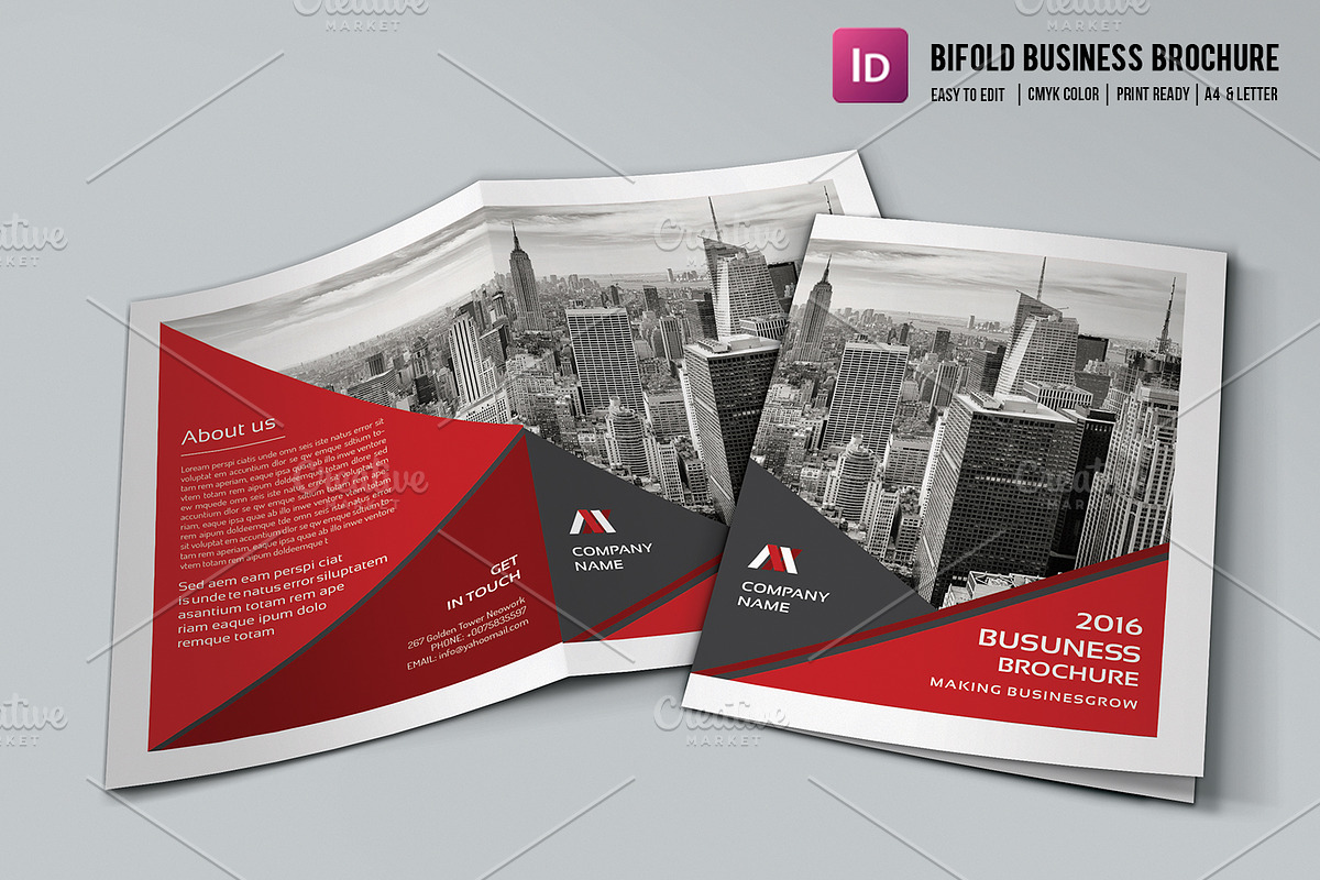 InDesign Corporate Brochure - V454, a Brochure Template by Template Shop (Photo 1 of 5)