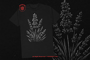 10 Bundle Dark Art Lavender Flower, an Illustration by Morspective (Thumbnail 2 of 7)
