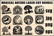 Black Laser Cut Bundle, an Object Graphic by abu67222 (Thumbnail 1 of 13)
