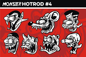 MONSTER HOTROD HEAD #4