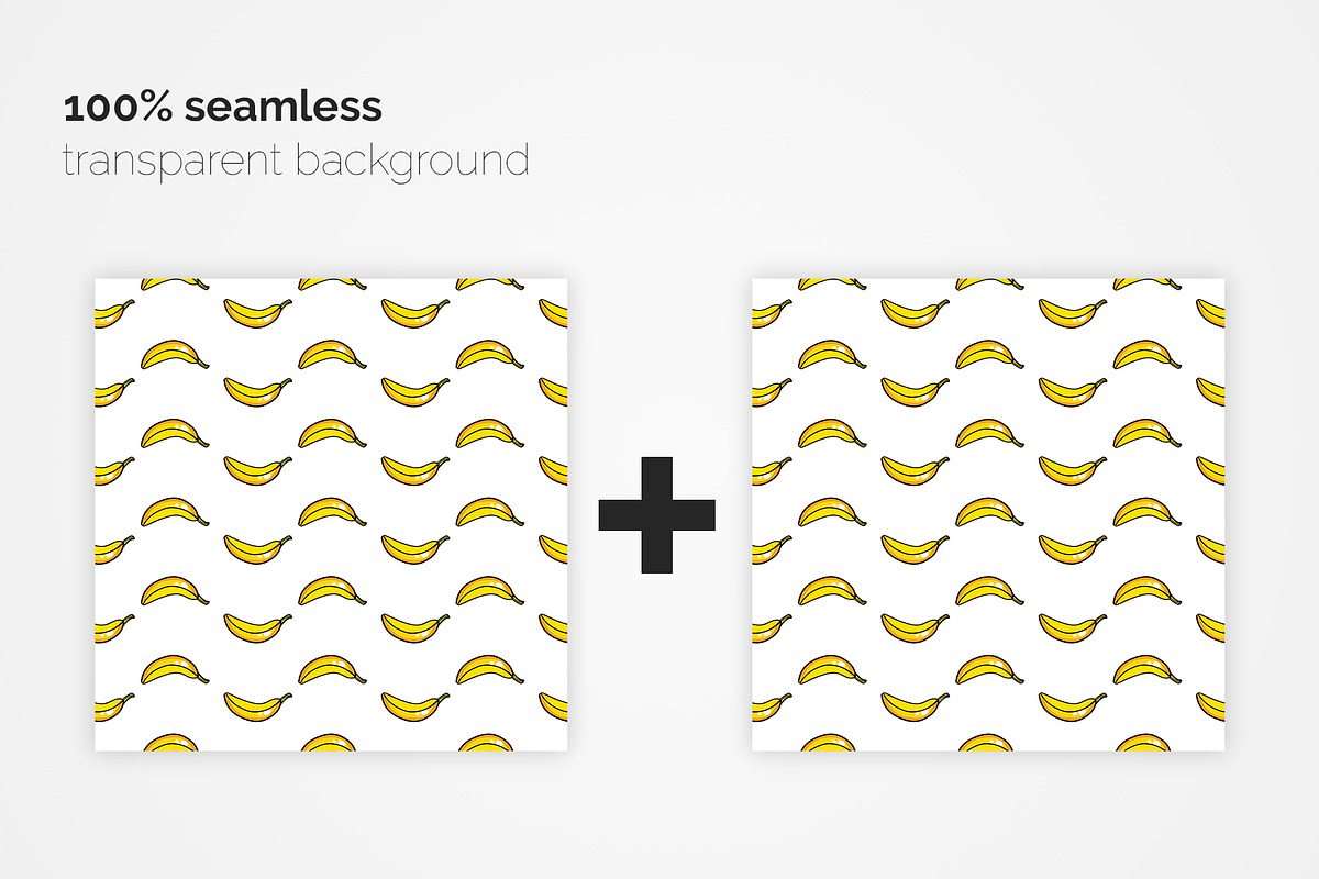 Bananas Seamless Patterns, a Pattern Graphic by 3Y_Design (Photo 3 of 6)