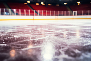 Ice hockey rink background. Blurred, a Photo by Iftikhar Alam