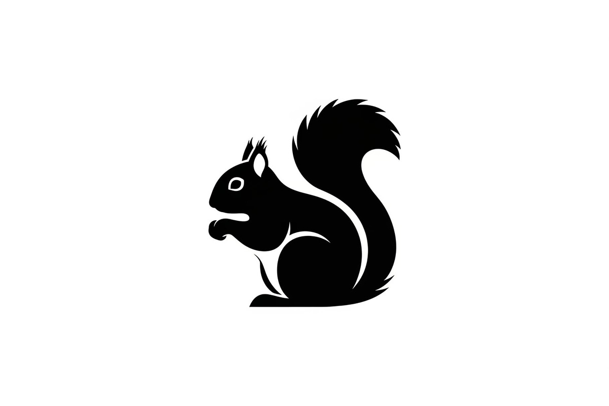 Squirrel Silhouette Vector Bundle, an Illustration by yasushie (Photo 40 of 48)