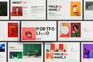 Digital Portfolio Presentation, a Presentation Template by E-Type