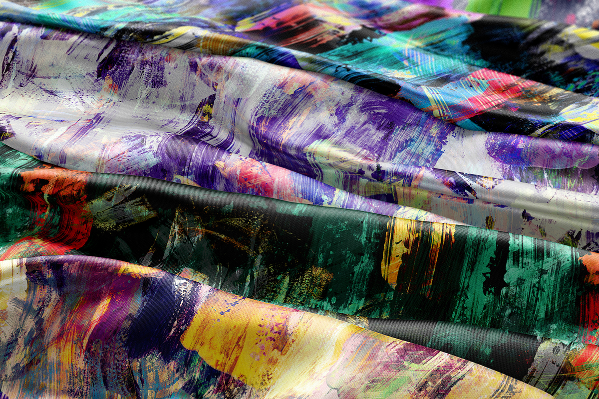 Colorful Textures, a Pattern Graphic by MalyskaStudio