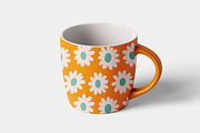 Groovy daisy seamless patterns set, a Pattern Graphic by Good Studio (Thumbnail 7 of 12)