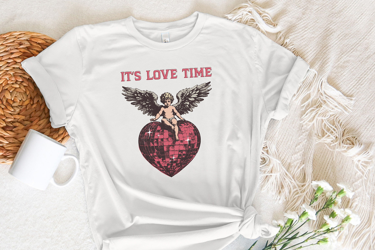It's Love Time png, Valentine's Day, an Illustration by SharpMarketplace (Photo 5 of 9)