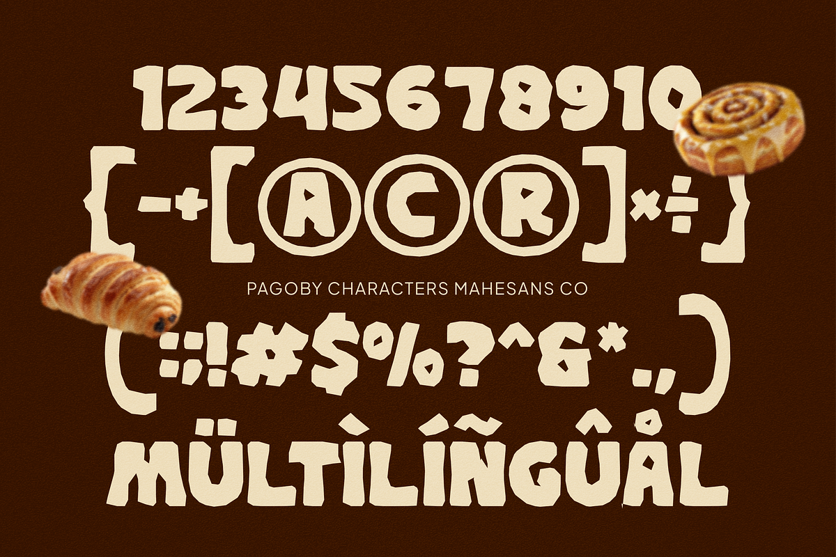 Pagoby – Mixed Cutout Font, a Handwritten Font by Mahesans Co (Photo 9 of 10)