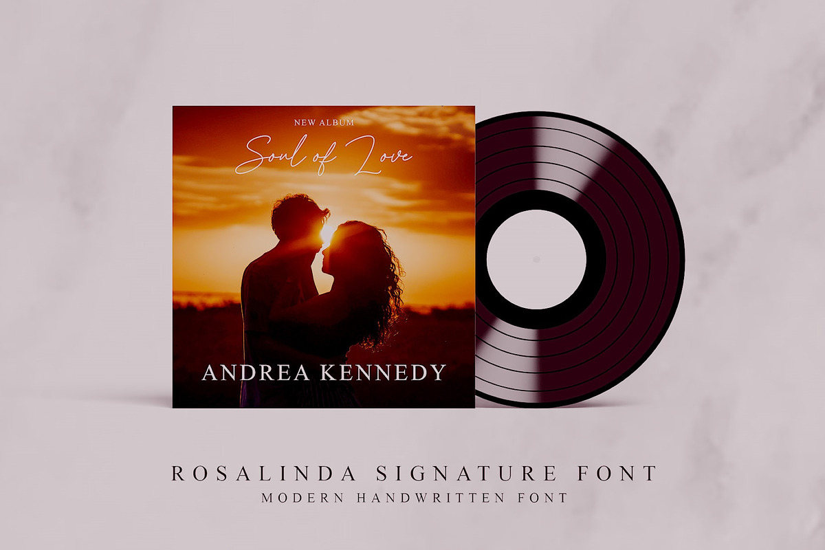 Rosalinda Signature Font, a Script Font by MJB Letters (Photo 4 of 10)