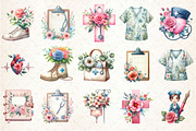 Flower Nurse Life Clipart, an Illustration by Rose Art (Thumbnail 2 of 7)