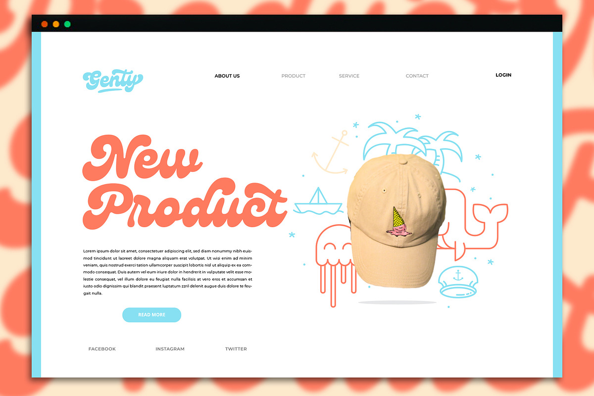 Genty - Bold Rounded Typeface, a Script Font by Flavortype (Photo 17 of 18)