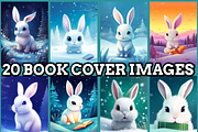 Rabbit in Winter Meadow Coloring, an Animal Illustration by martinblan (Thumbnail 3 of 4)