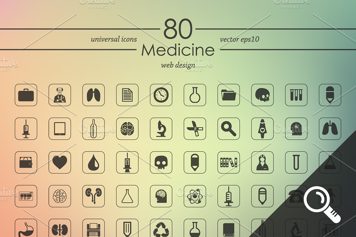 80 MEDICINE icons, an Icon by Palau (Photo 1 of 4)
