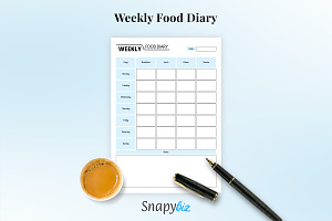 Weekly Food Printable Planner