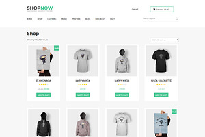 Shopnow Woocommerce Bootstap Theme