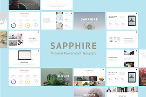 Saphhire Minimal PowerPoint