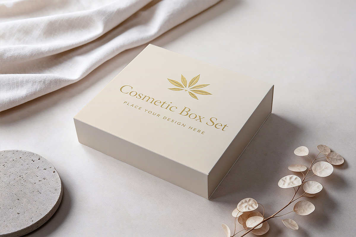 Cosmetic Box Package Set Mockup, a Packaging Mockup by Pitchlook.Studio (Photo 4 of 4)