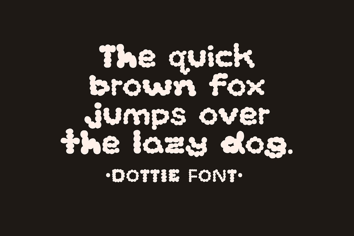 Dottie - A hand-lettered font, a Font by Studio Funshop by Kelli (Photo 8 of 11)