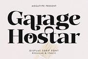 Garage Hostar - Display Font, a Serif Font by Megatype (Thumbnail 1 of 11)