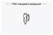 Pen and Pencil Line Icons, an Outline Icon by Designfour (Thumbnail 3 of 7)
