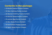 Fashion Sale Content Facebook Posts, a Social Media Template by emcrea (Thumbnail 3 of 9)