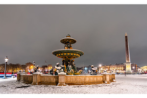 Fontaine des Mers and Luxor Obelisk