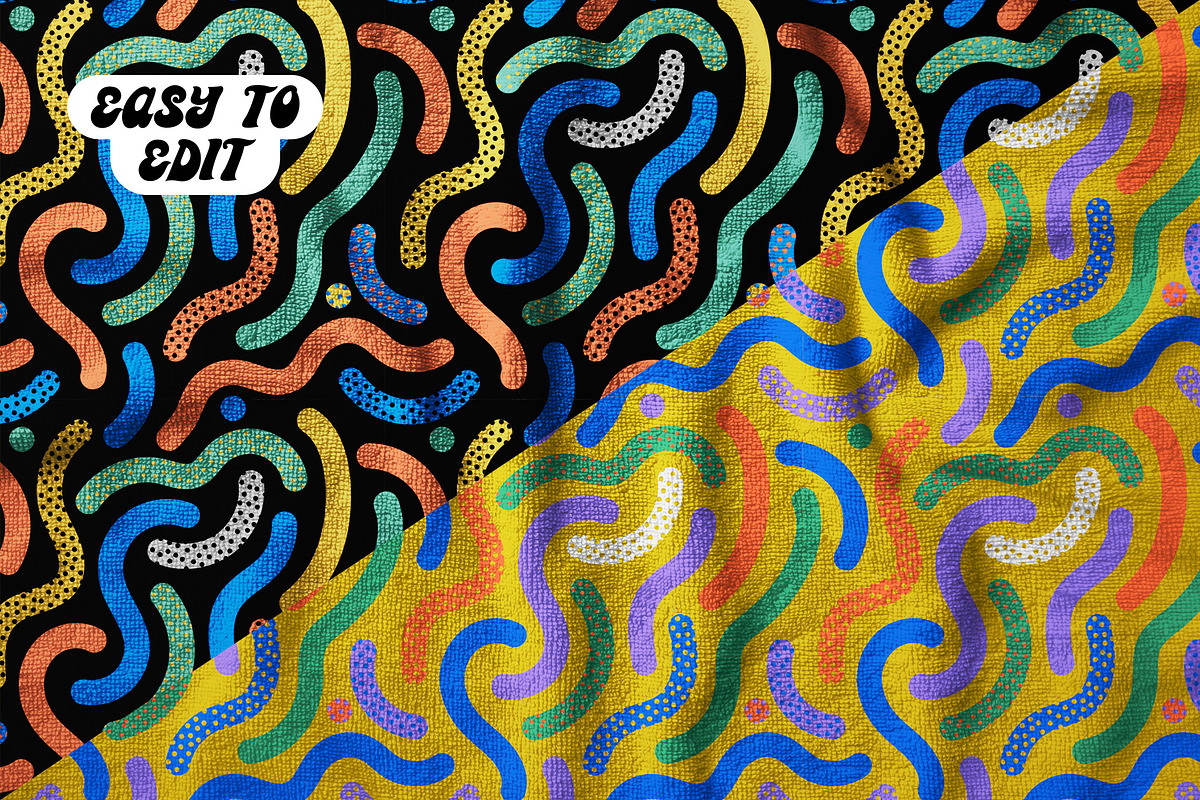Retro Pattern Set, a Pattern Graphic by Dedraw Studio (Photo 8 of 13)