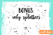 Malibu Punch, a flirty brush font, a Script Font by Rachel White Art (Thumbnail 7 of 15)