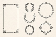 Floral Lace Frames & Ornament Bundle, an Object Graphic by Christine Krahl (Thumbnail 5 of 24)