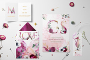 Winter Floral Alphabet Letter, a Decorative Illustration by Cacacolors Clipart (Thumbnail 4 of 6)