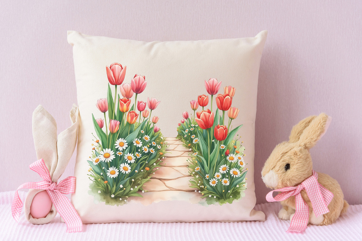 Spring Landscape Clipart, Spring Png, an Illustration by RobertsArt (Photo 2 of 7)