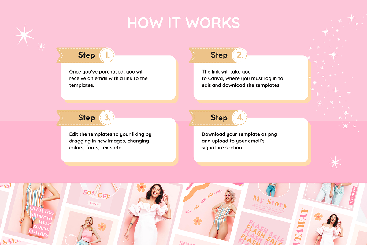 Pastel Email Signature Templates, an Email Template by SunshineStudioBoutique (Photo 10 of 10)