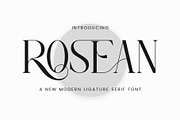 ROSEAN -Modern Ligature Serif Font, a Serif Font by AnnofaType (Thumbnail 1 of 8)