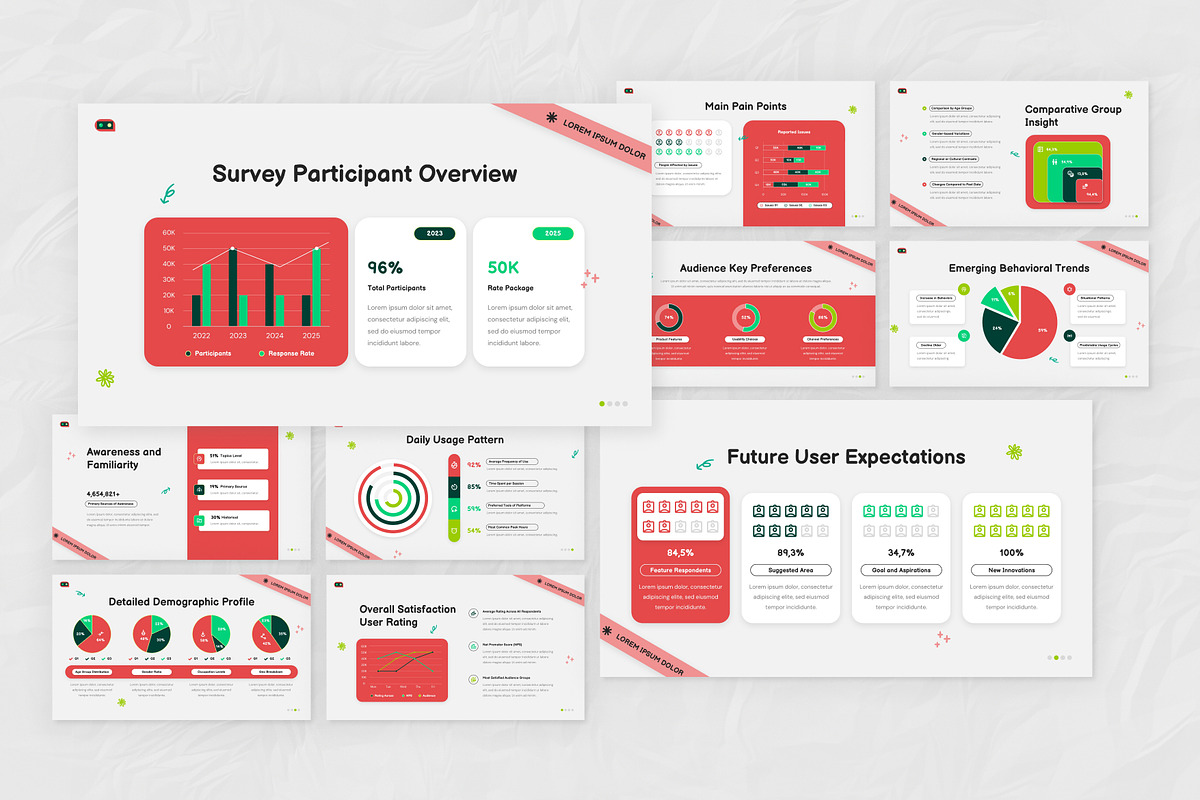 Survey Result Infographic PowerPoint preview 3