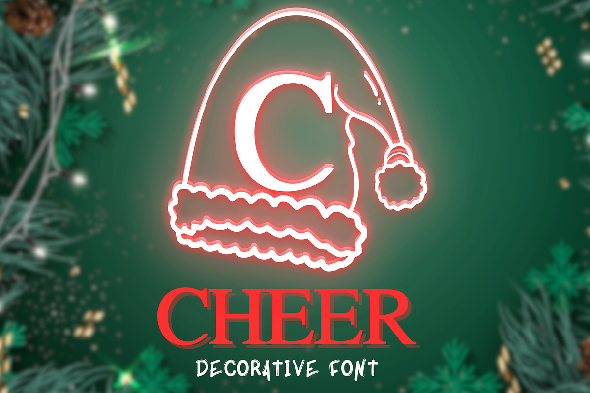 Chrismas cheer, a Symbol Font by Petal Pixels (Photo 1 of 9)
