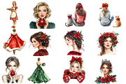 Coquette Christmas Clipart, an Icon by Designworld (Thumbnail 3 of 5)