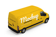 Delivery Van Vehicle Wrap Mockup, an Advertising Mockup by graphypix (Thumbnail 1 of 4)