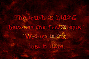 Graviots Fragmented - Broken Letters, a Serif Font by HypeWorksCo (Thumbnail 5 of 12)