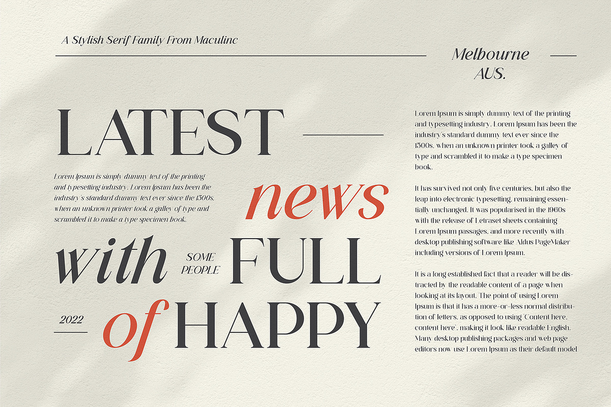 Lessa - Serif Font (10 Fonts), a Serif Font by Maculinc Type (Photo 3 of 18)