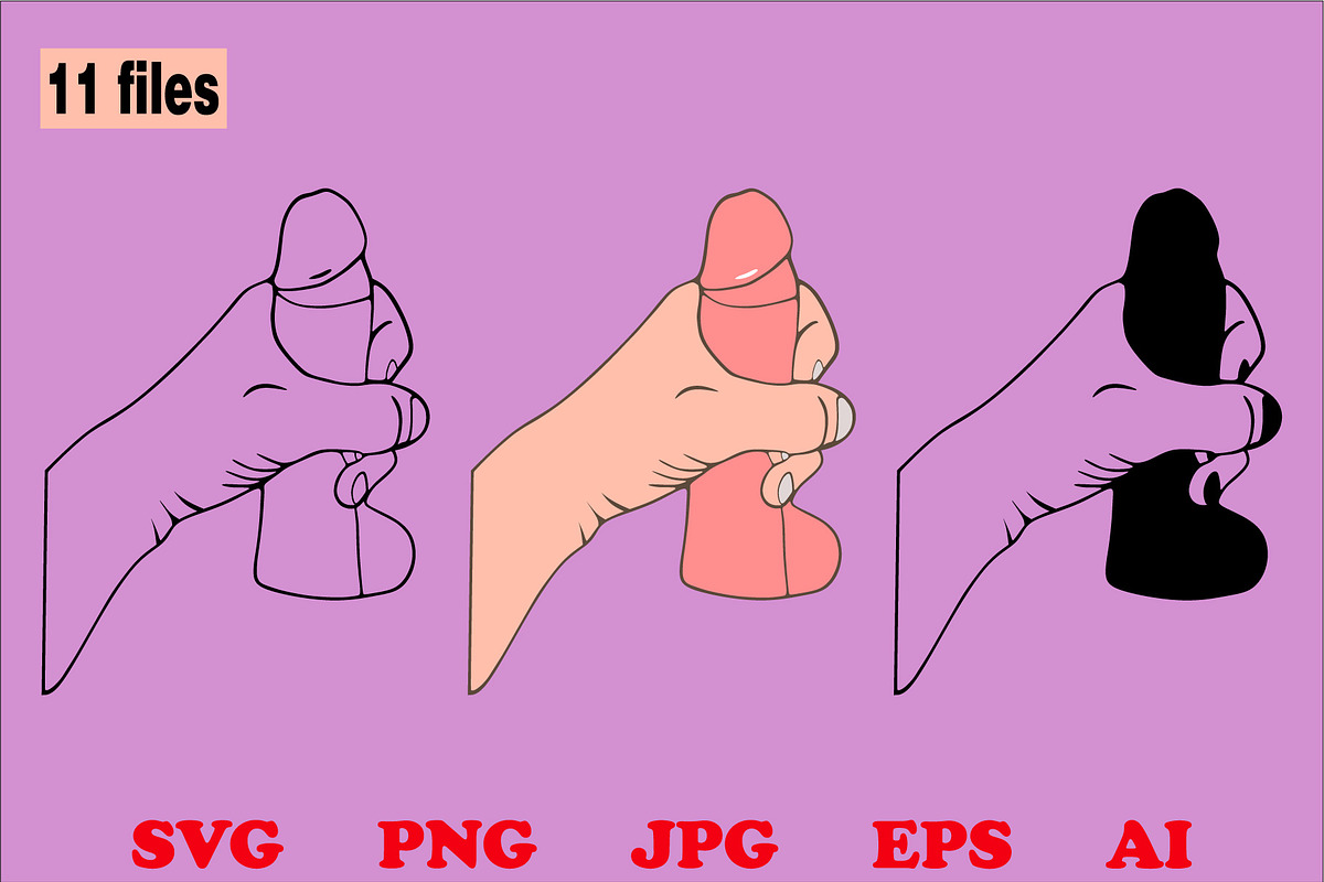 penis svg cut files for cricut, an Object Graphic by FileVectorSVG