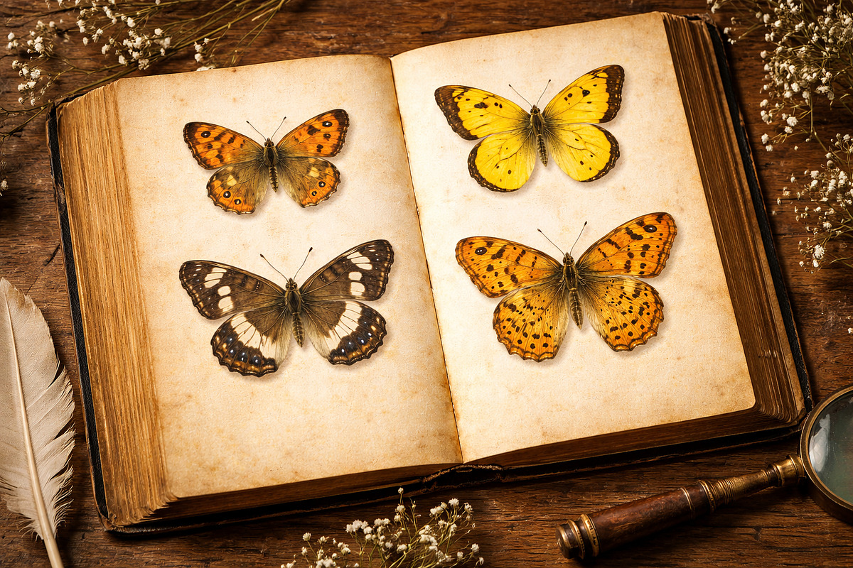 Antique Butterfly Atlas, an Illustration by Moonflora (Photo 5 of 7)