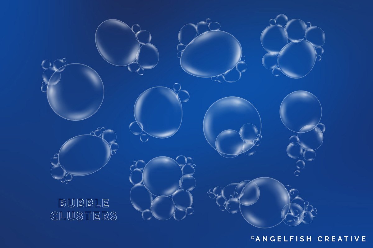 Bubble Stamps Procreate Brush Set, a Brush Add-On by AngelfishCreative (Photo 3 of 7)