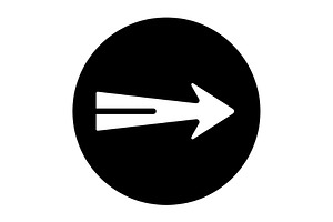 Arrow forward solid icon, a Solid Icon by Creative priyanka