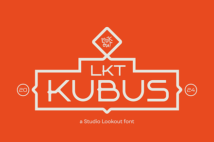 LKT Kubus - Display Font, a Font by Studio Lookout