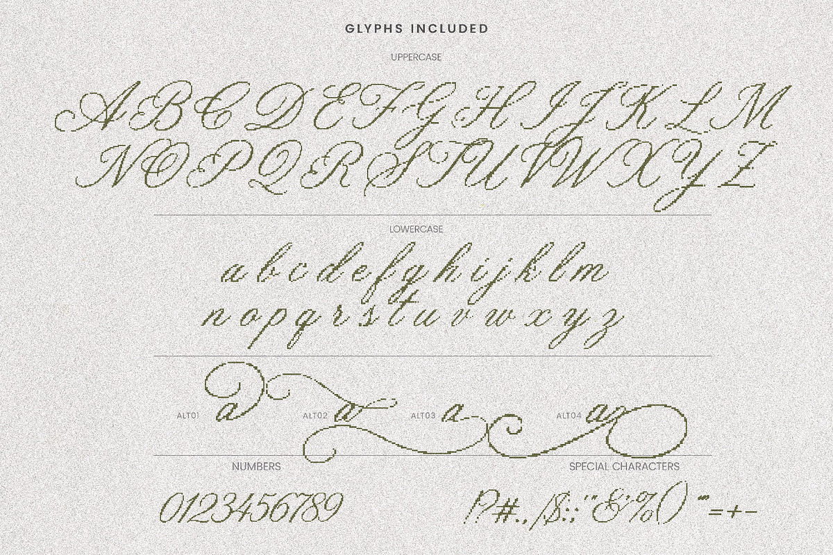 Jane Eyre - Pixel Script Font, a Script Font by AndrewPixelType (Photo 11 of 11)